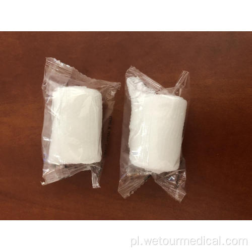Hurtownia medycznych bandaży elastycznych z elastycznej bawełny w kolorze białym